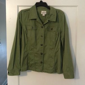 Green Denim Jacket